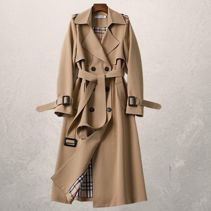 Women's Mid-length Trench Coat (Color Options)