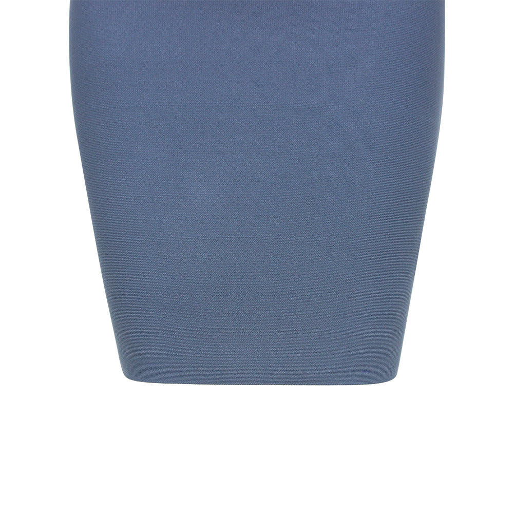 Vestido Bandage Azul-Gris