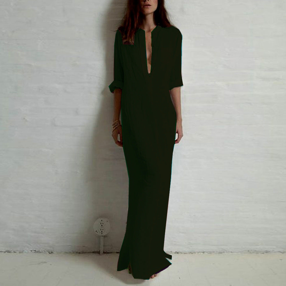 Luxxe Comfort Shirt Dress