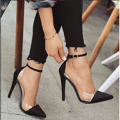 Color Pop Clear Stiletto