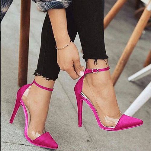 Color Pop Clear Stiletto