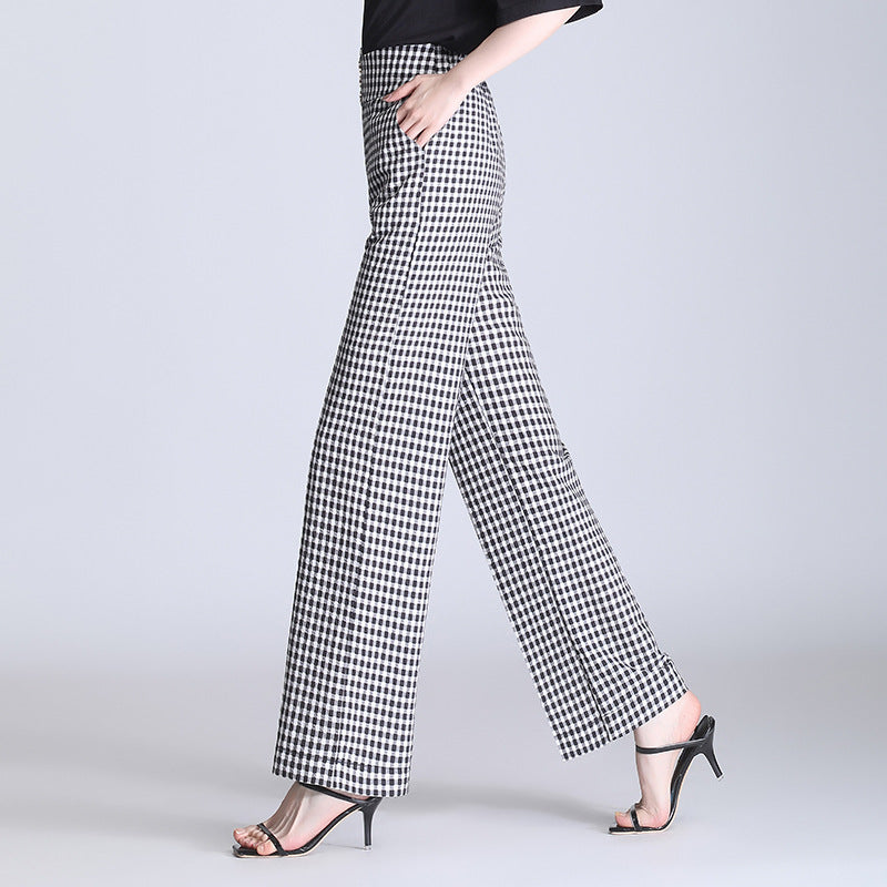 Pantalones anchos de cintura alta