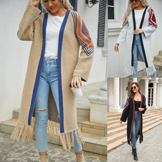 Fashion Tassel Cardigan Sweater