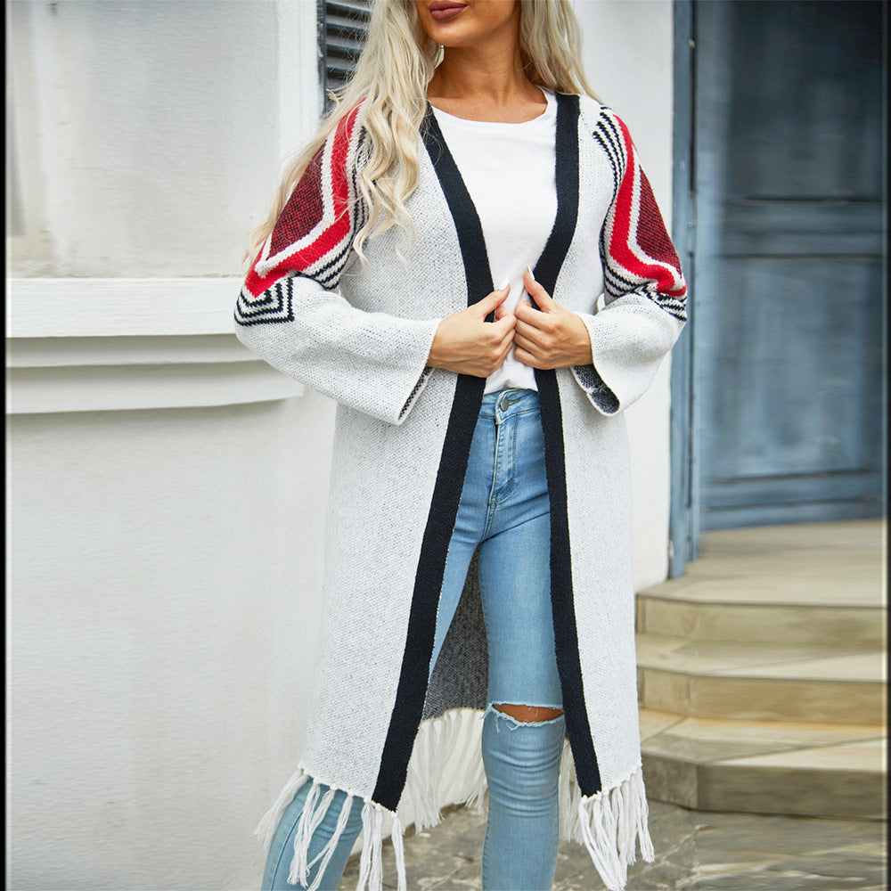 Fashion Tassel Cardigan Sweater