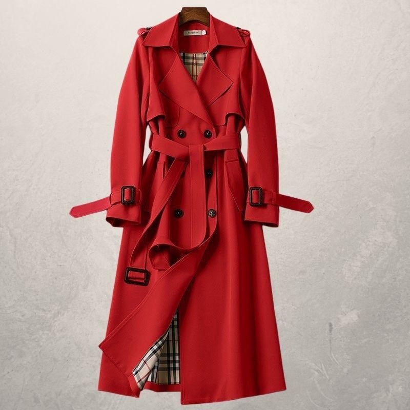 Women's Mid-length Trench Coat (Color Options)