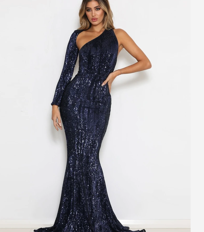 Savannah Shimmer Elegant Evening Dress