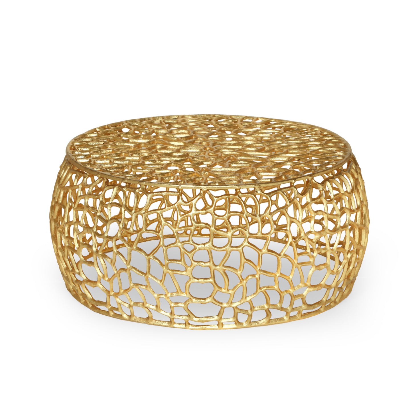 GOLD LEAF COFFEE TABLE
