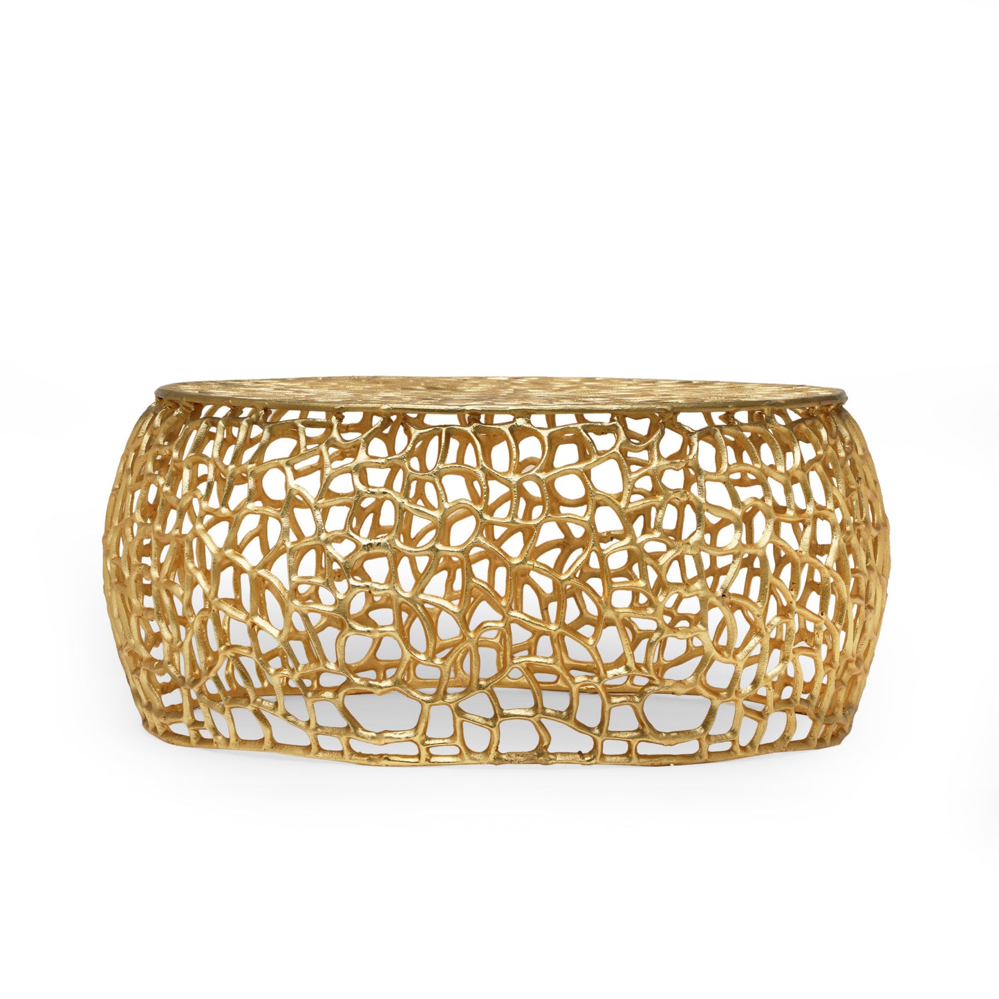 GOLD LEAF COFFEE TABLE
