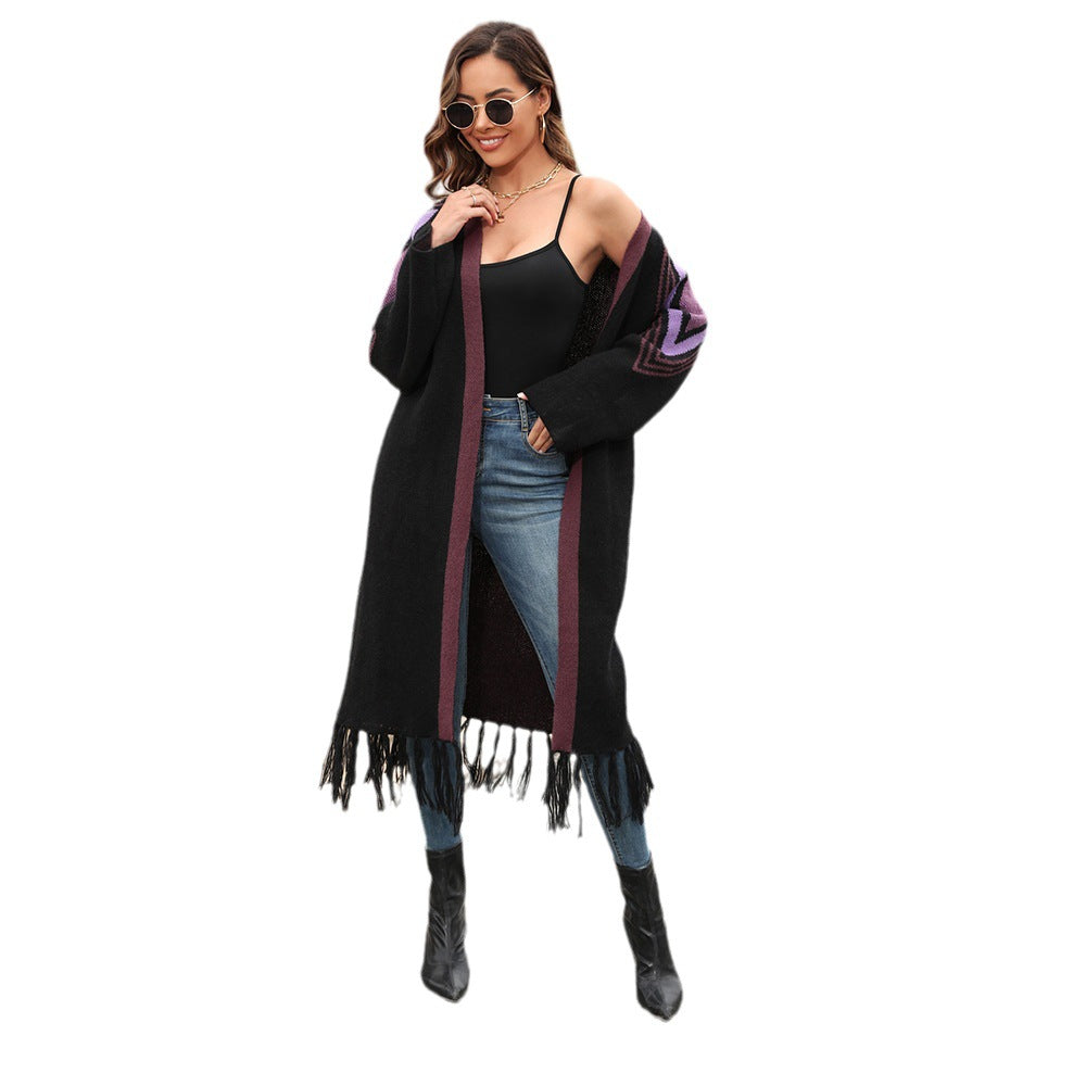Fashion Tassel Cardigan Sweater