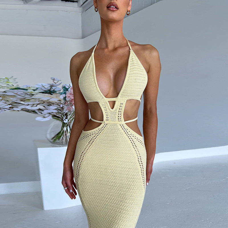 Cut Out Beach Slay Dress