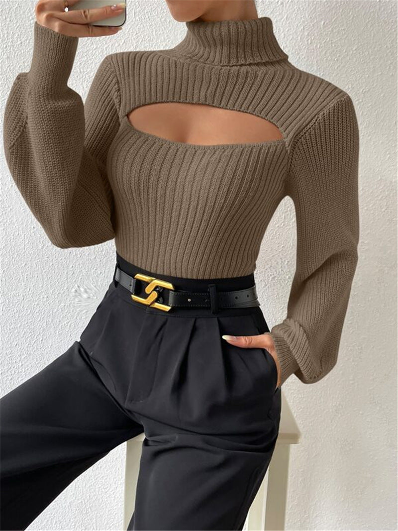 Ladies Cutout Fashion Sweater