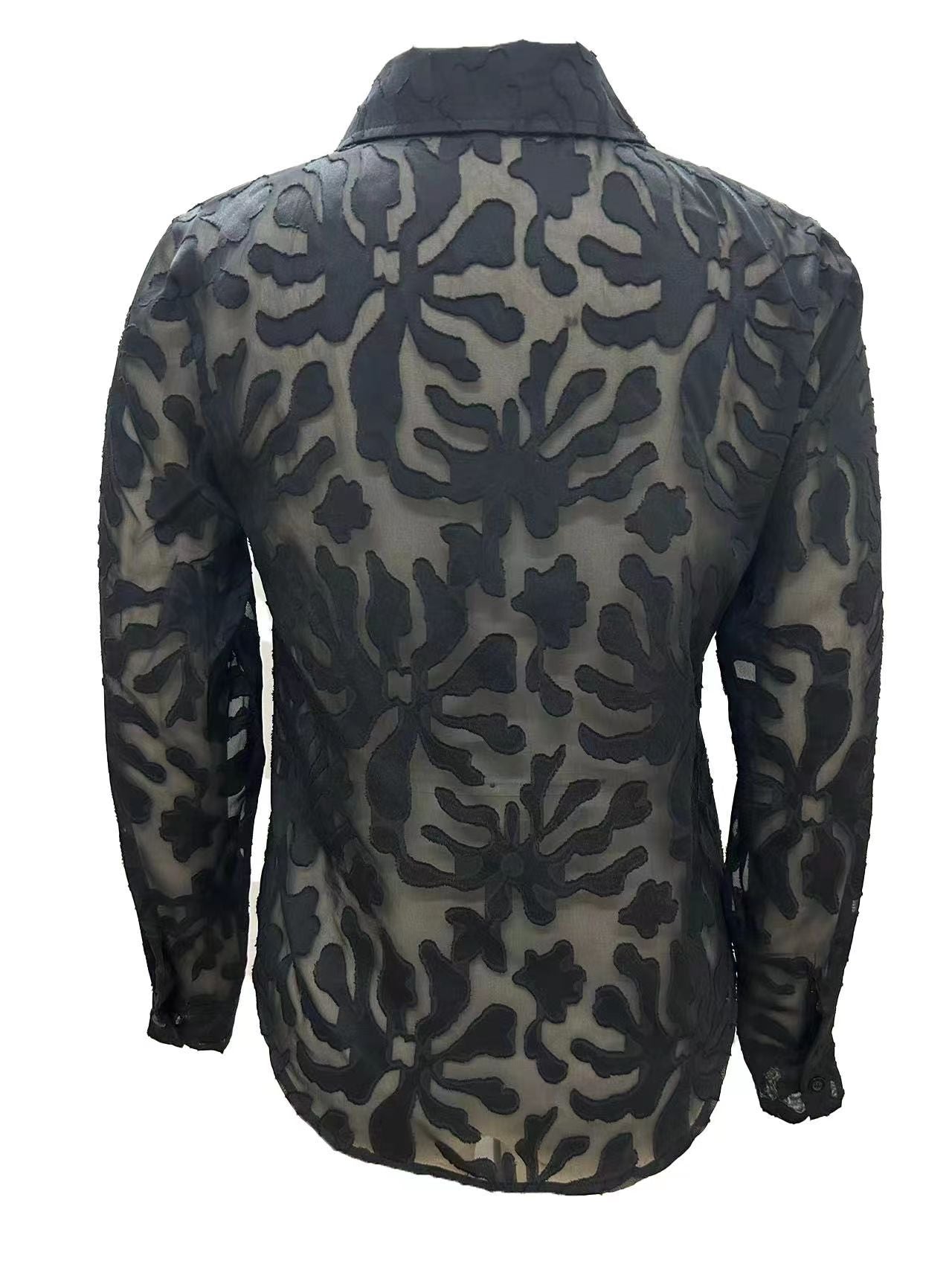 Mesh Reefs Sophisticated Lover Button-Up Shirt