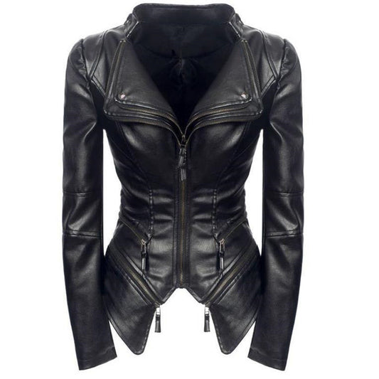 Fitted Leather Jacket