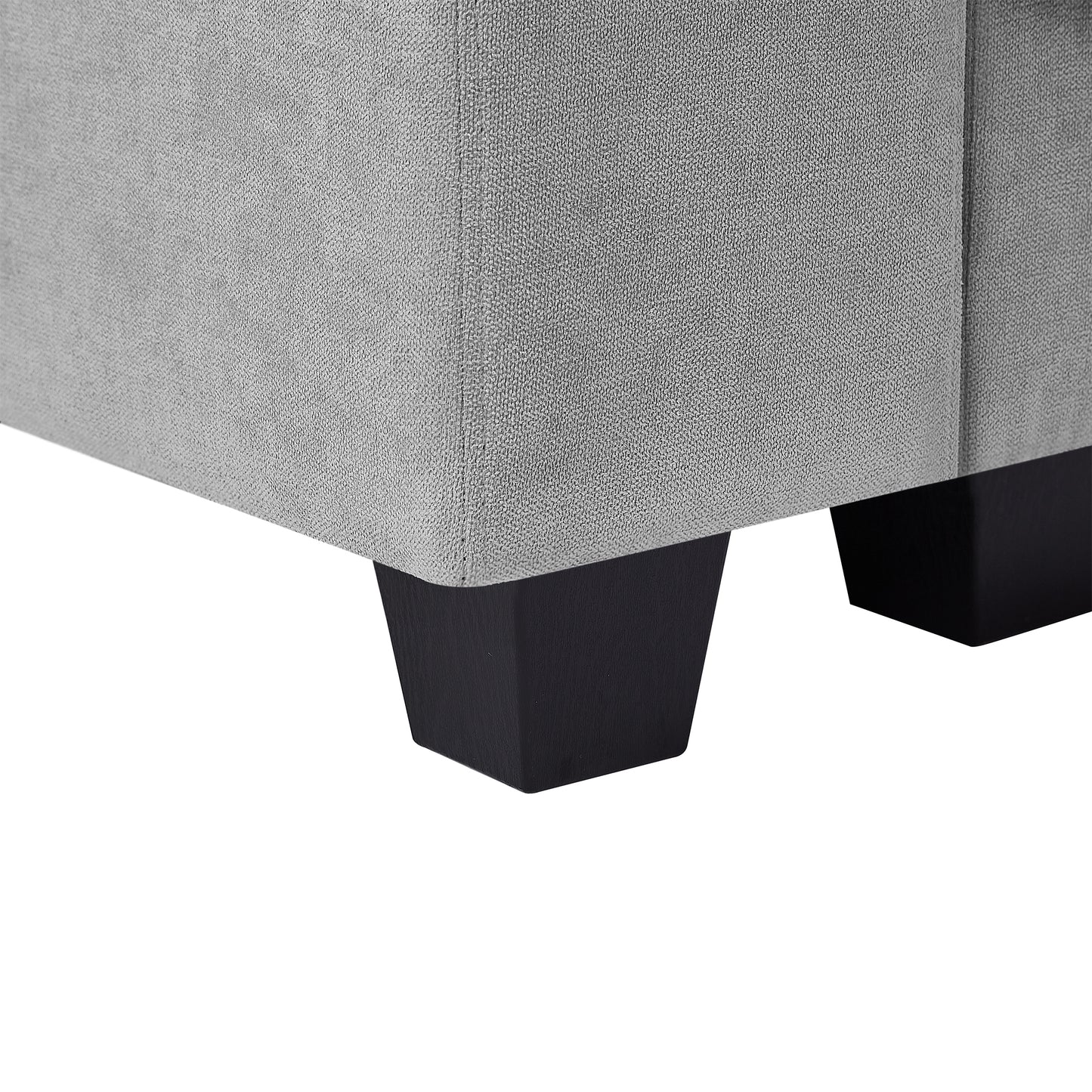 Light Grey Modern Large L-Shape Sectional Sofa, Convertible Sofa Couch with Reversible Chaise for Living Room