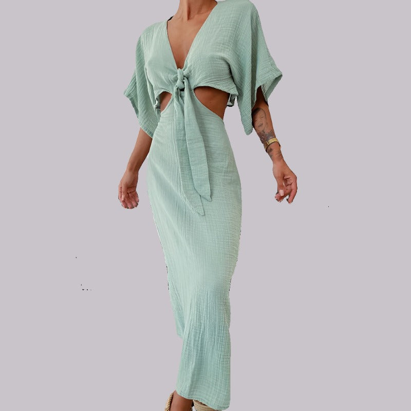 Mia's Midriff Cut Out Summer Dress