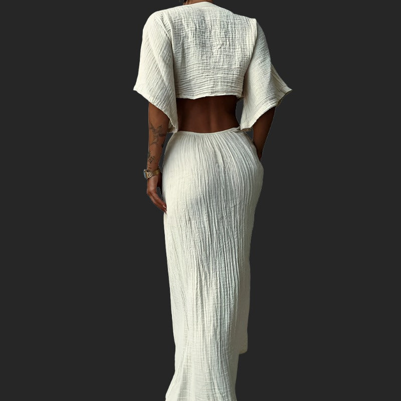 Mia's Midriff Cut Out Summer Dress