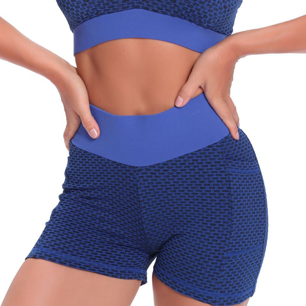 Traje de sujetador deportivo Peaches y pantalones cortos/pantalones opción separada