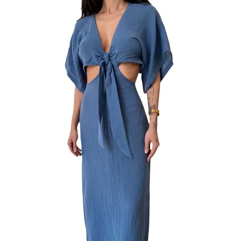 Mia's Midriff Cut Out Summer Dress