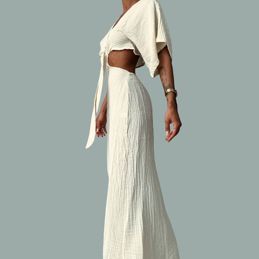 Mia's Midriff Cut Out Summer Dress