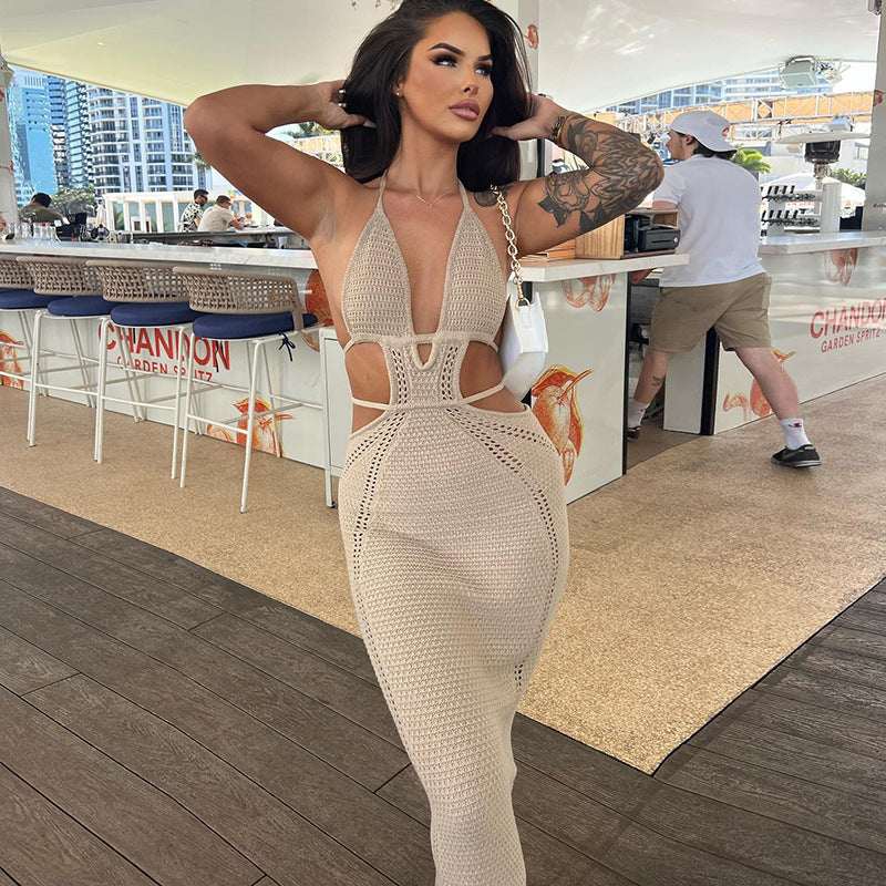 Cut Out Beach Slay Dress