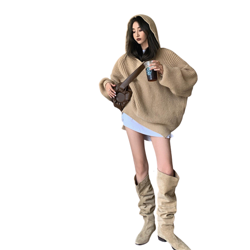 Sudadera con capucha extragrande