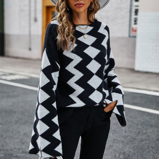 Women's Zag Stitched Sweater