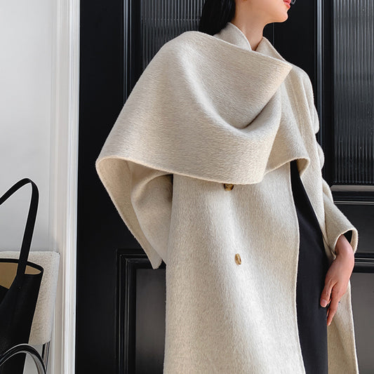 Shawl Cashmere Wool Coat