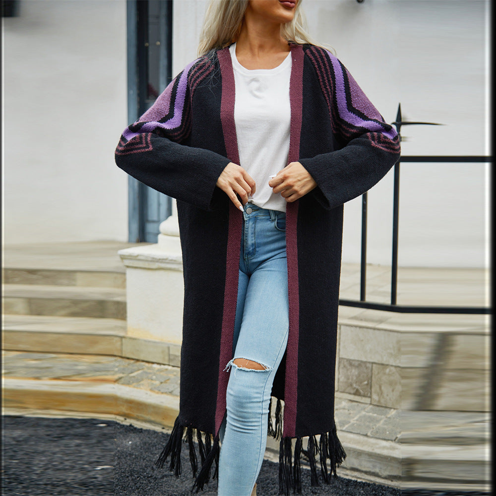 Fashion Tassel Cardigan Sweater
