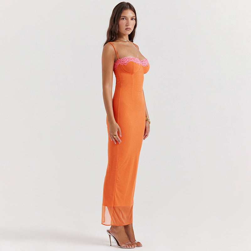 Highlight Summer Dress (Orange)