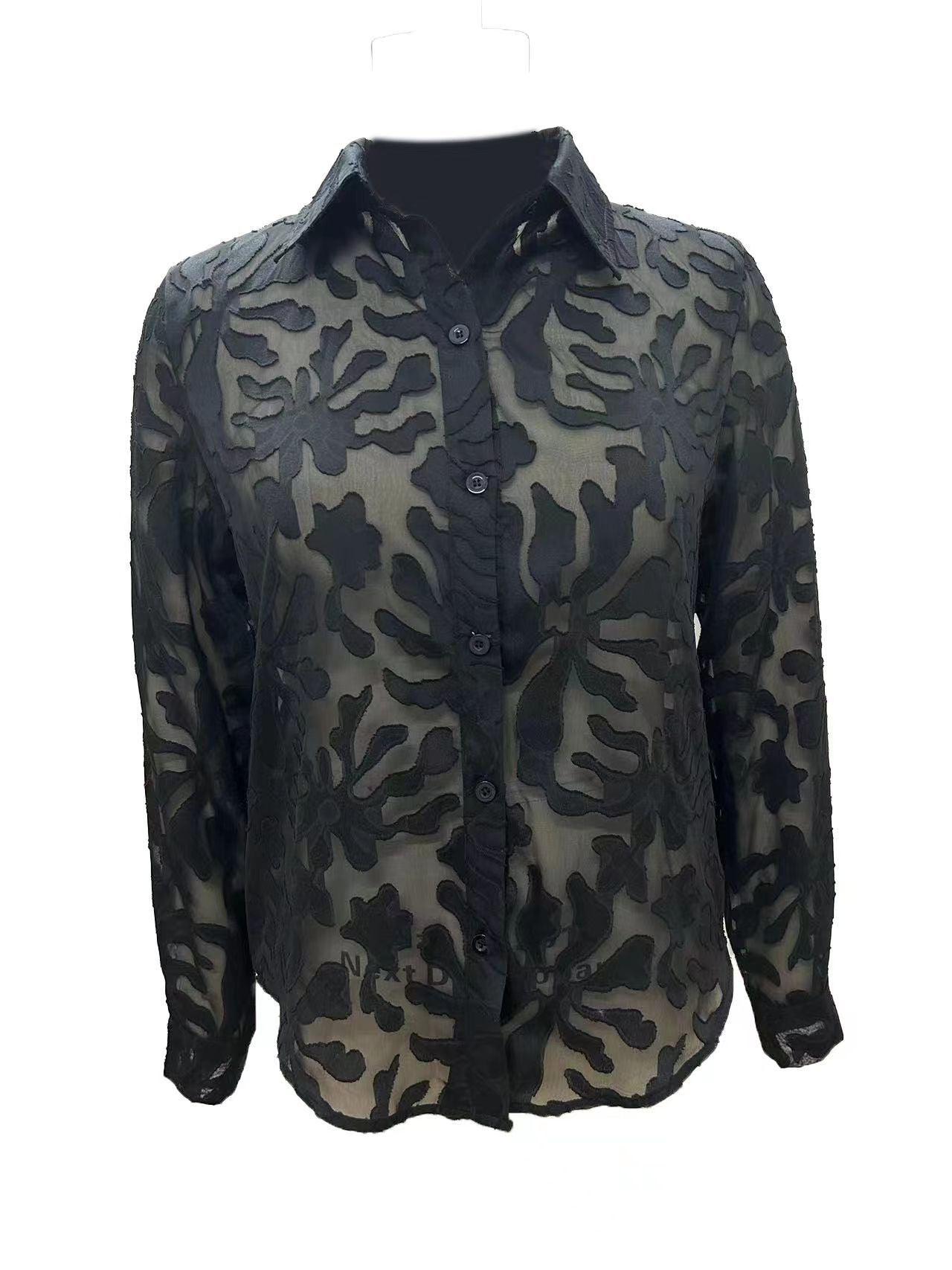 Mesh Reefs Sophisticated Lover Button-Up Shirt