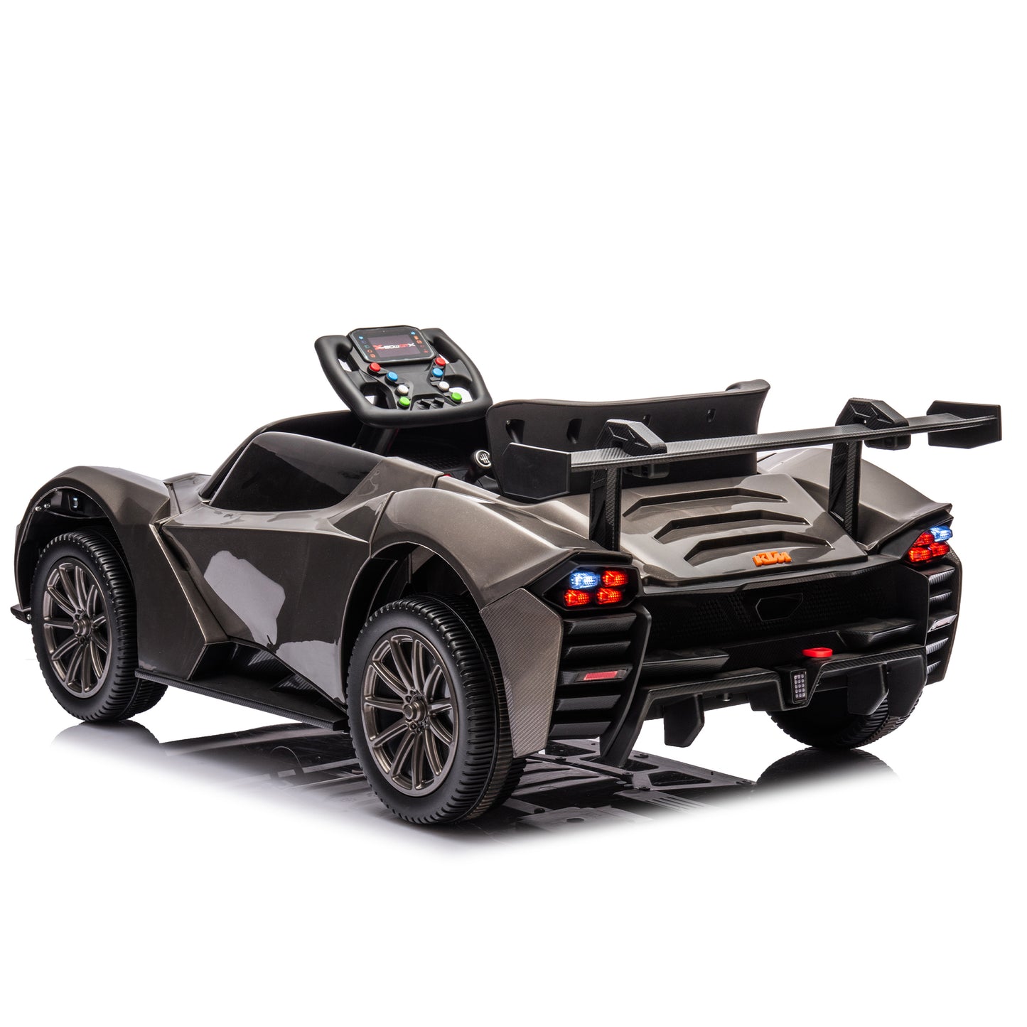 Licensed KTM x BOW GTX,12v7A Kids ride on car 2.4G W/Parents Remote Control, Electric car for kids, Three speed adjustable, Power display, USB,MP3 ,Bluetooth, LED light, Two-point safety belt