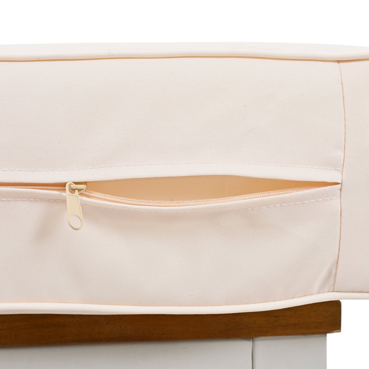 10-teiliger Outdoor-Bartisch aus Akazienholz mit acht gepolsterten Hockern, braun