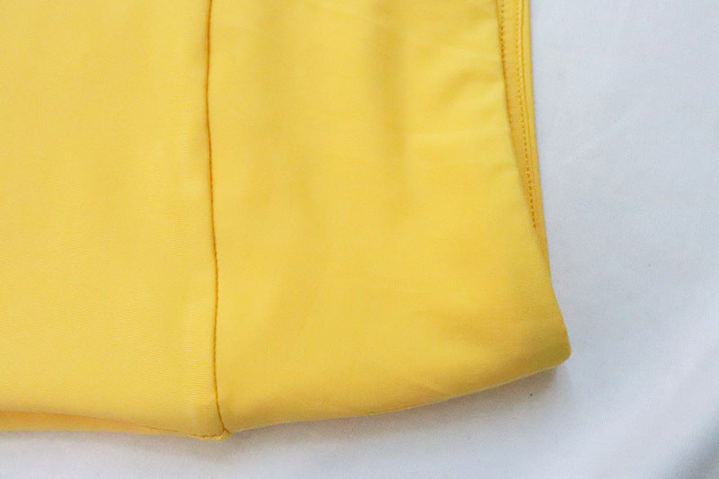 Conjunto de ropa deportiva de moda de un solo hombro