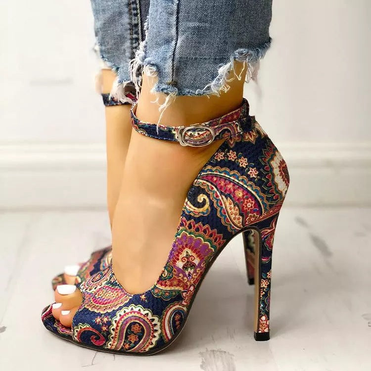 Women's Multi-Color Pumps