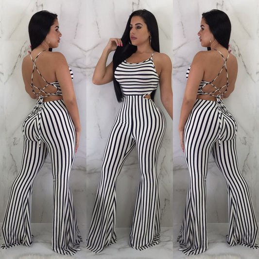 Felicia Striped Jumpsuit