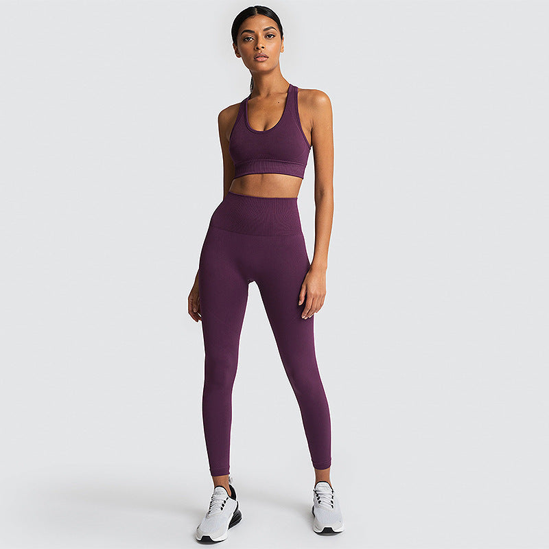 Conjunto deportivo de nailon para mujer