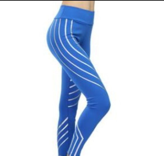 Leggings deportivos finos con forma geométrica