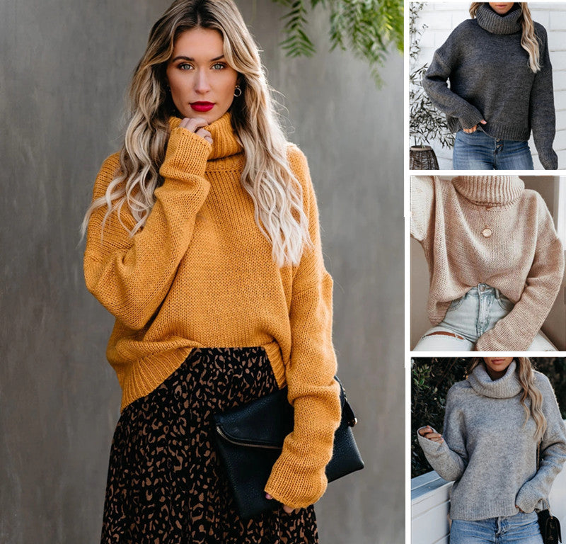 Knitted Turtleneck Sweater