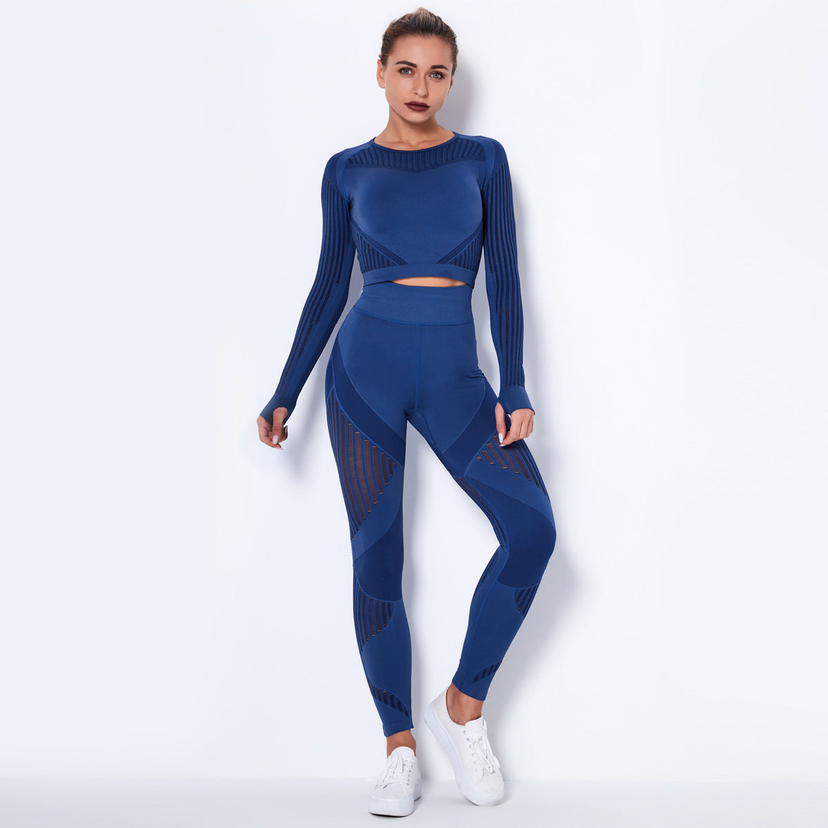 Blurred Lines Absorbent Workout Suit