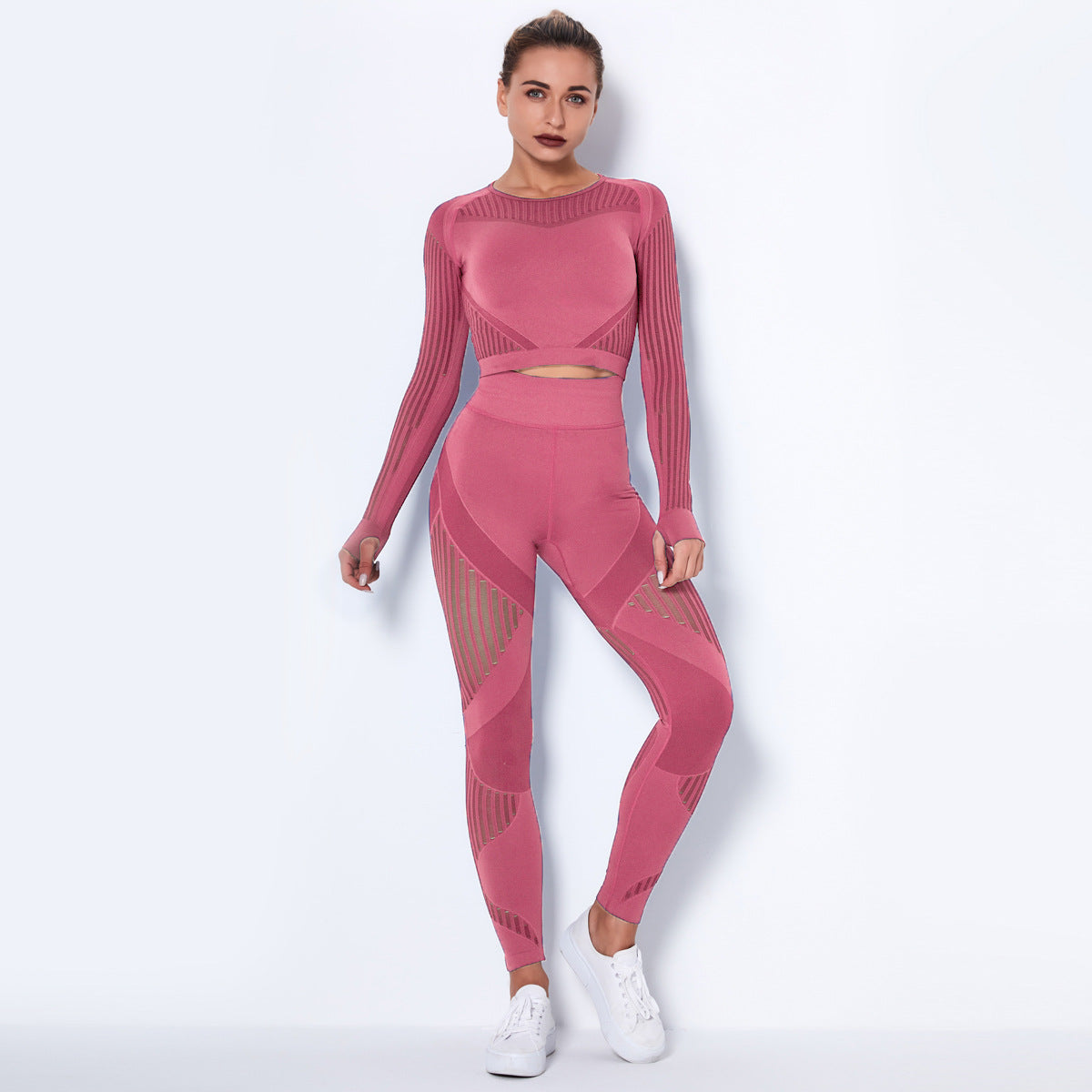 Blurred Lines Absorbent Workout Suit