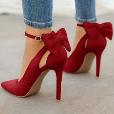 High Heels mit Fliege
