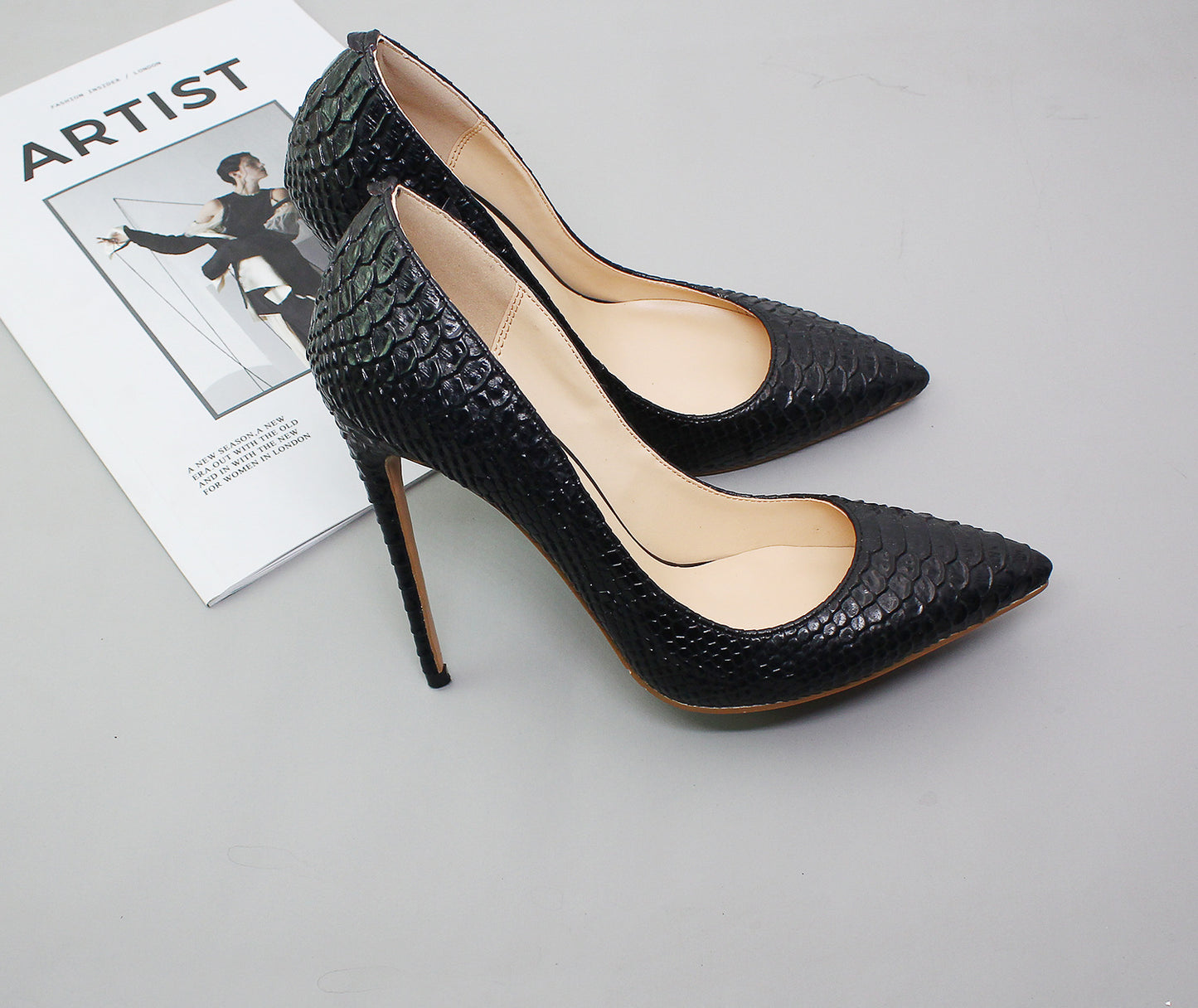Gator Stiletto High Heels