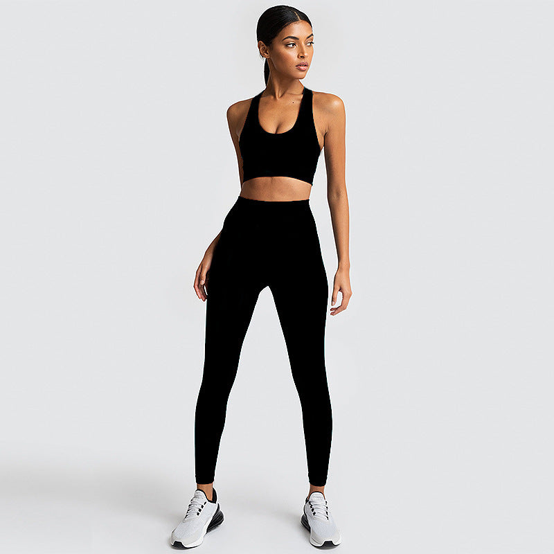 Conjunto deportivo de nailon para mujer