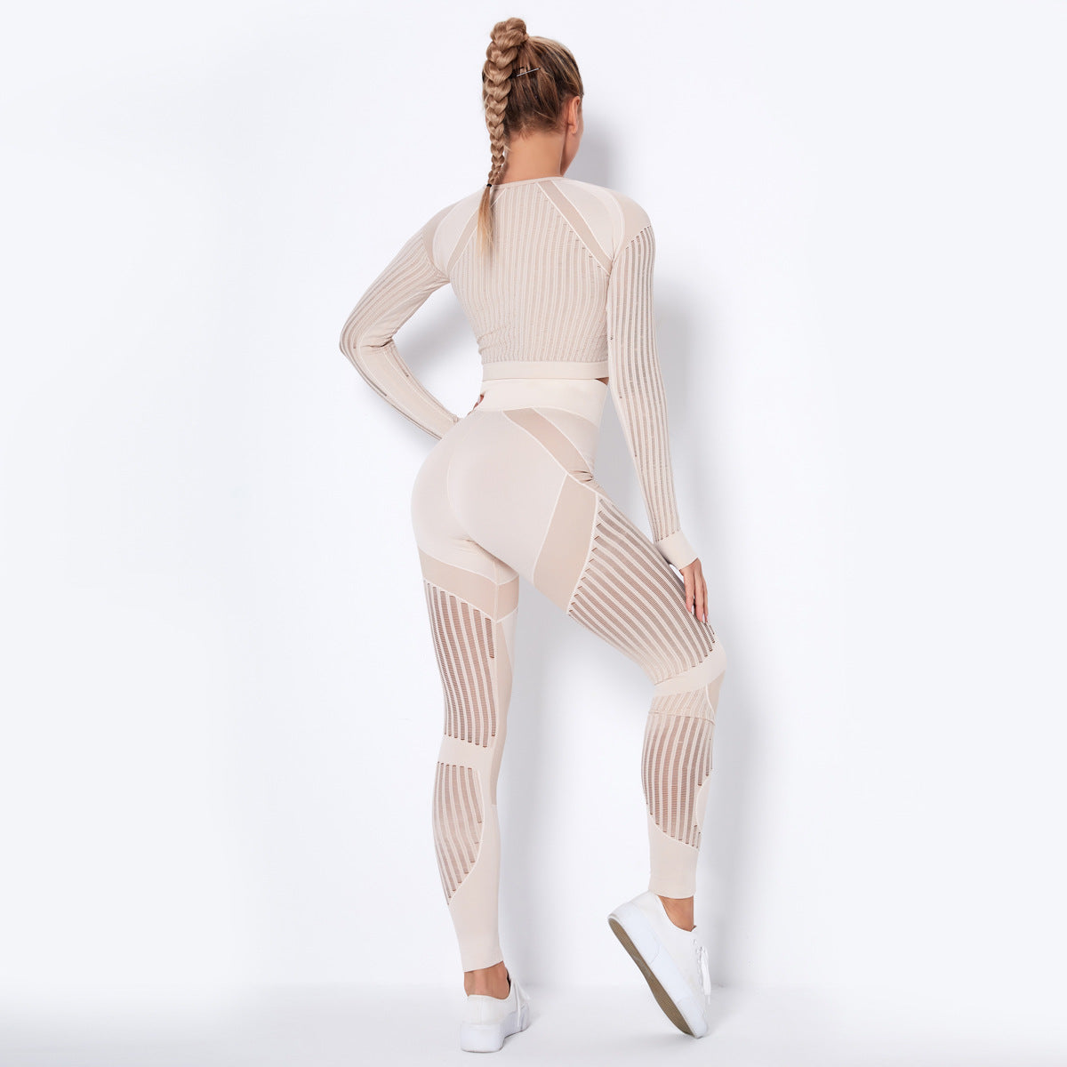 Blurred Lines Absorbent Workout Suit