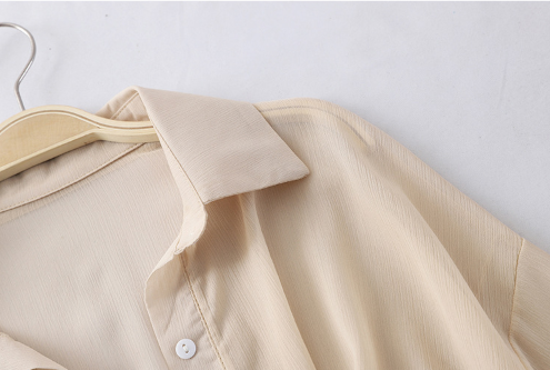 Sheer Tie Solid Color Summer Top