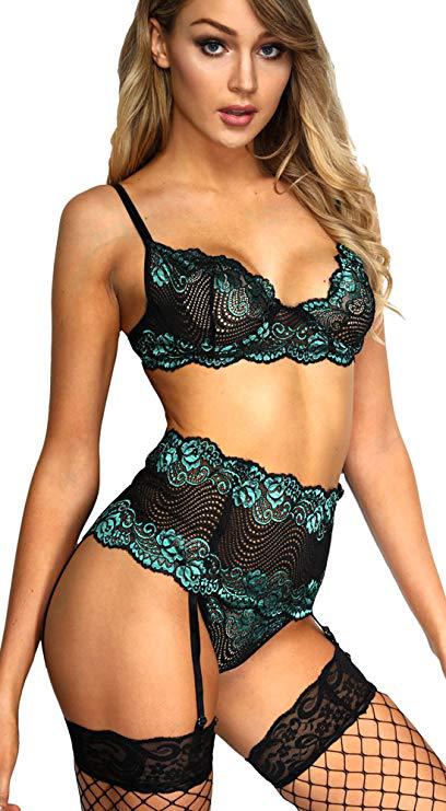 3-teiliges Dessous-Set