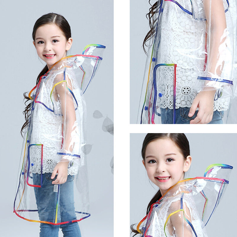 Chubasquero transparente para niños