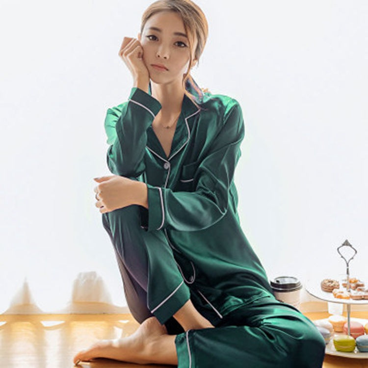 Conjunto de pantalones de pijama sedosos