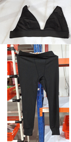 Traje deportivo de cintura alta con escote en V profundo