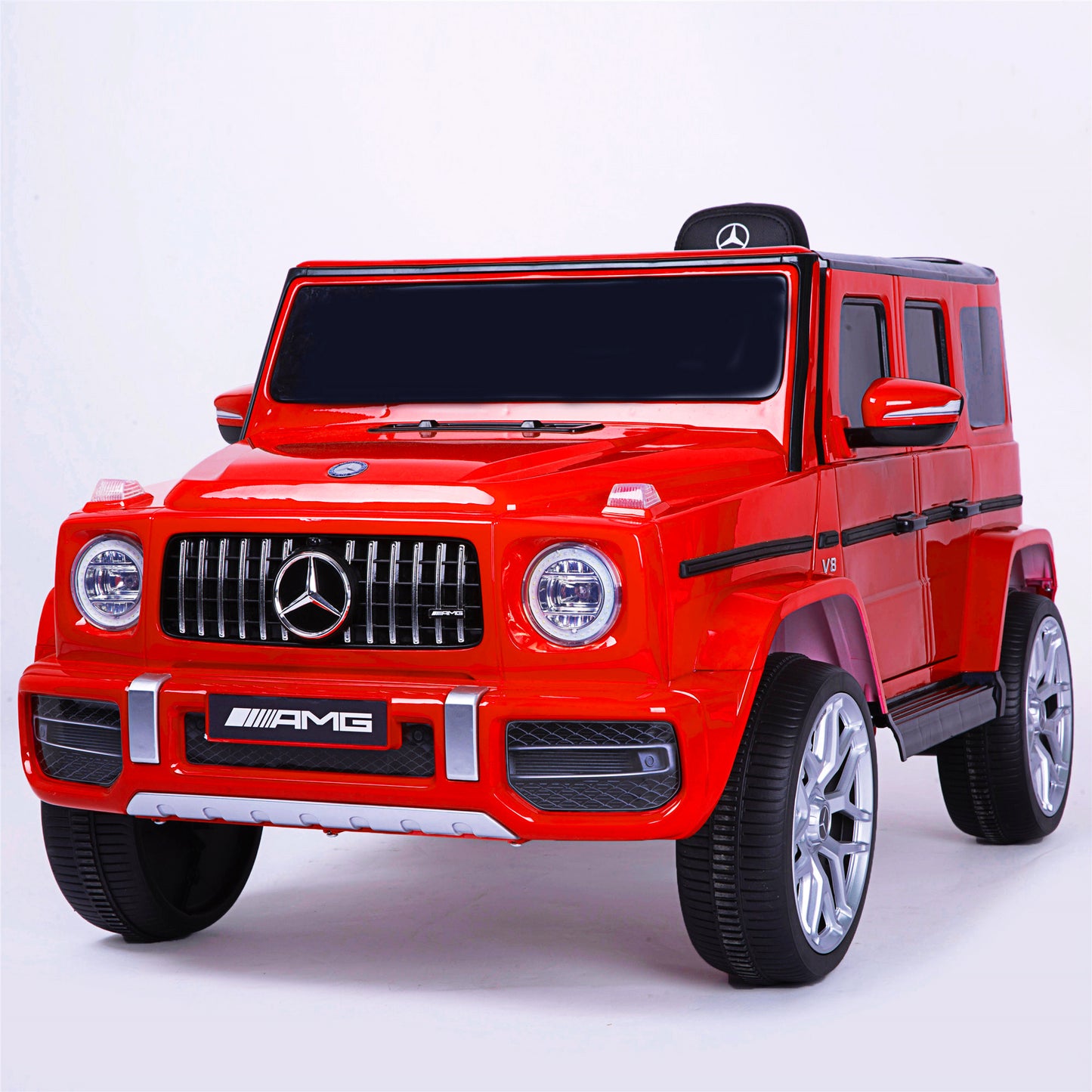 Licensed Mercedes-Benz G63 Kids Ride On Car, Kids Electric Car with Remote Control 12V licensed children car Motorized Vehicles for Girls and Boys, gift, Music, Horn, Spring Suspension, Safety Lock